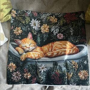 Pillow cat cover Cover only inseet not included NWT